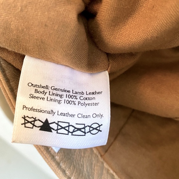 Eddie Bauer | 100% Lamb Leather Moto Jacket | Women | Size: Small - Picture 12 of 15